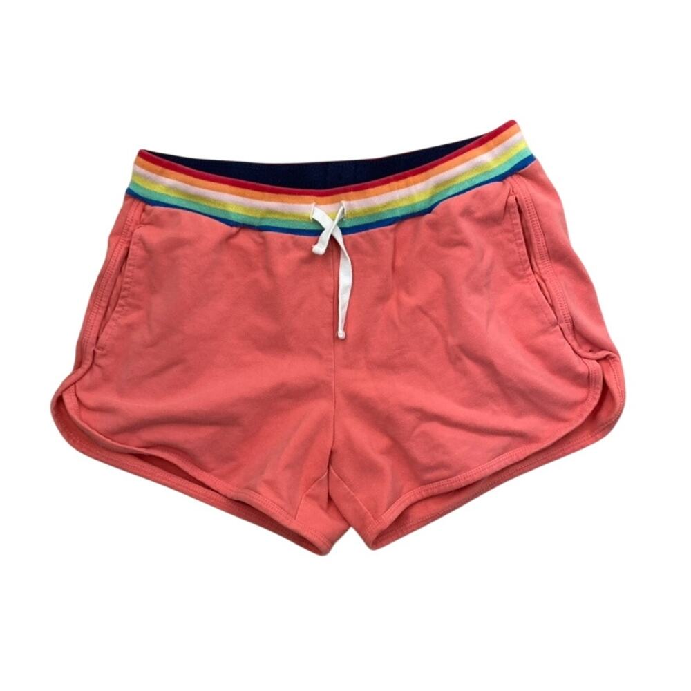 Primary Rainbow Trim Shorts - Melon - 14